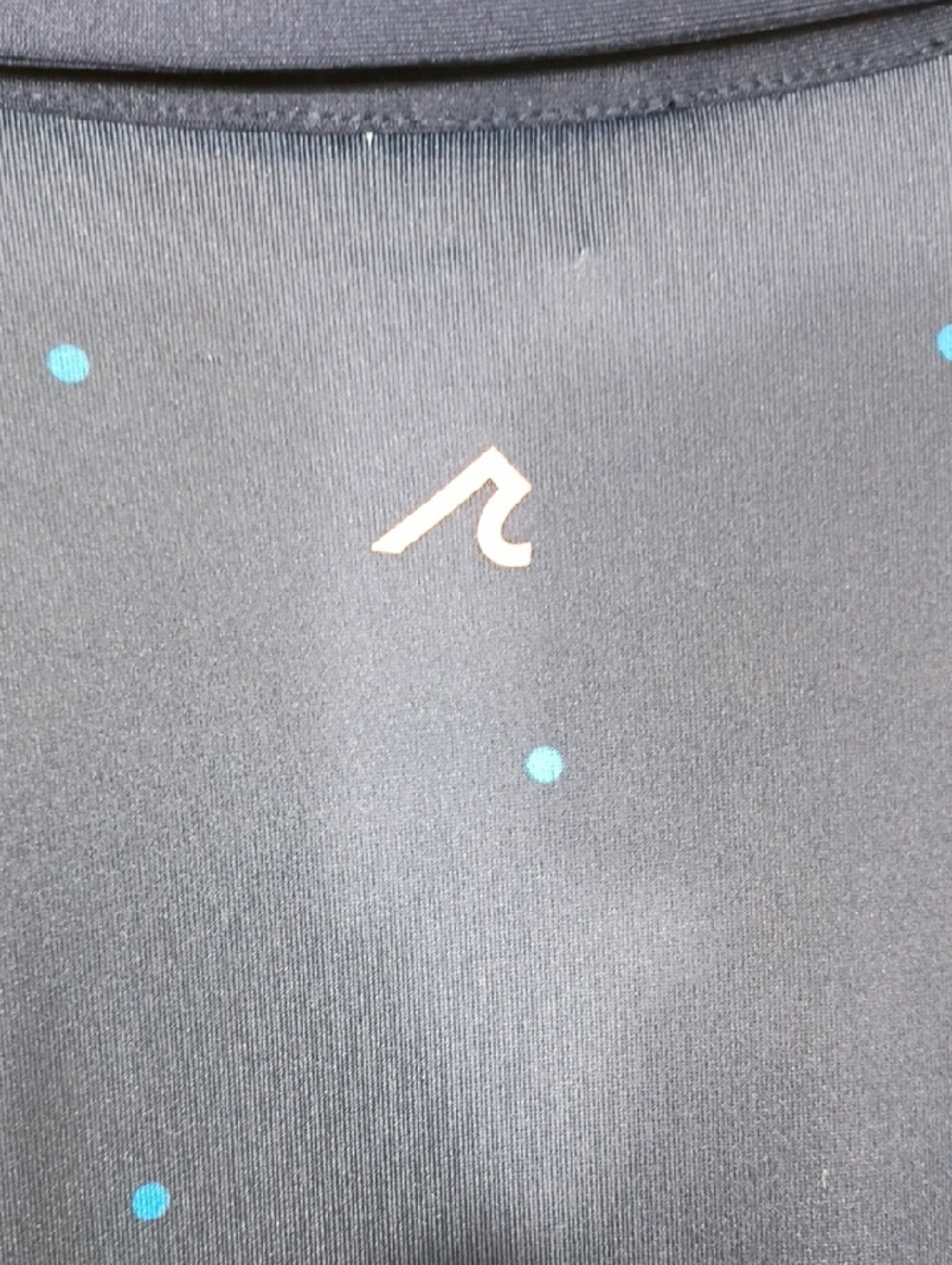 NWT Red Vanley Men's Navy Polo Shirt with Midnight Navy Dot Accent Sz Small Golf - Picture 3 of 9